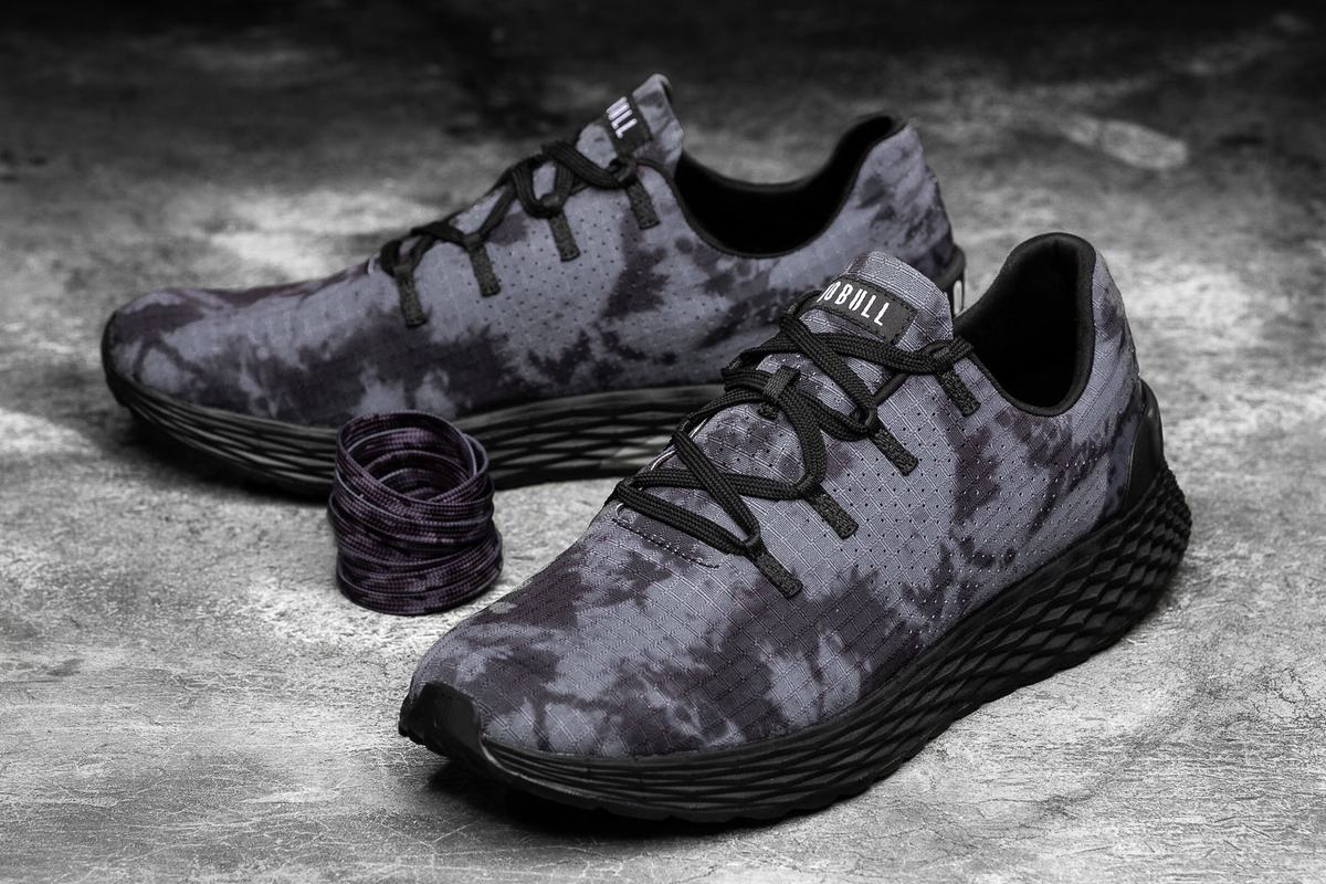 Nobull Tie-Dye Ripstop Runner Men's Running Shoes Purple | Australia (YM4325)